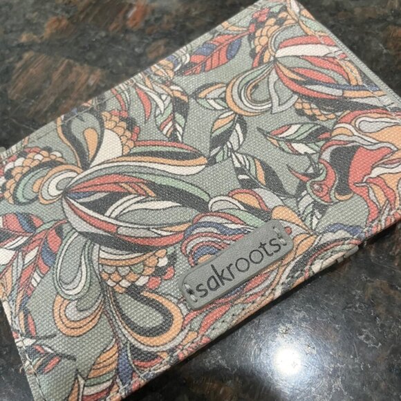 SAKROOTS KEYCHAIN MINI WALLET GRAY MULTICOLORS - Picture 10 of 15